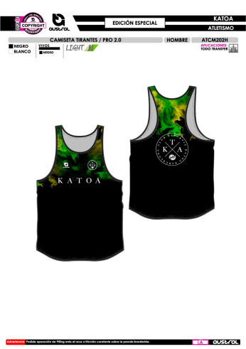 Camiseta Tirantes PRO 2.0 - Edición...