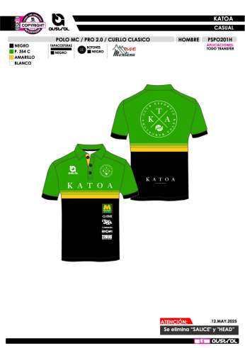 Polo MC PRO 2.0 Cuello Clásico - Verde