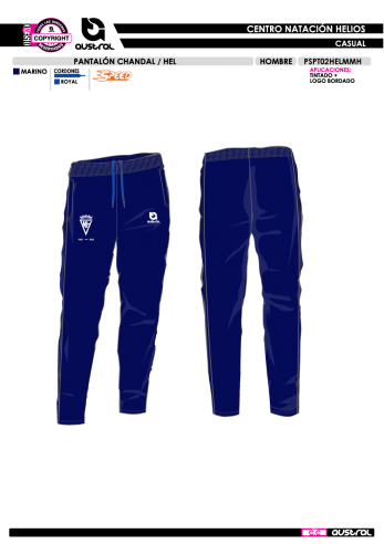 Pant. Chándal HEL - Marino