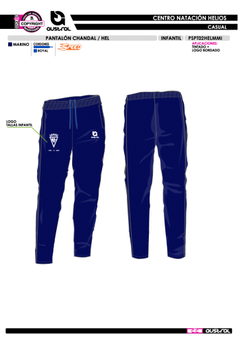 Pant. Chándal HEL - Marino