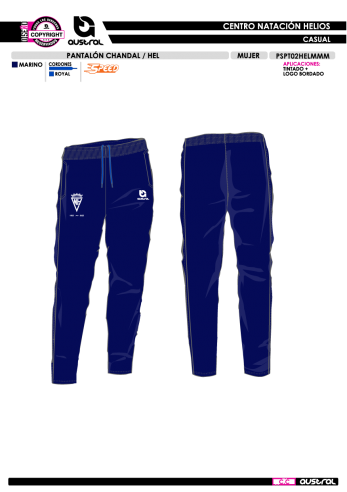 Pant. Chándal HEL - Marino