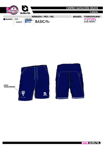 Bermuda PRO HEL - Marino