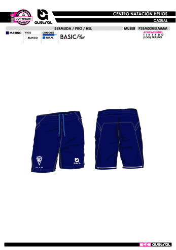 Bermuda PRO HEL - Marino