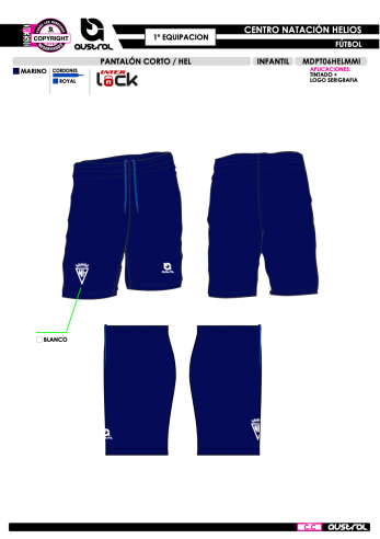 Pantalón Corto - Equipación - Marino