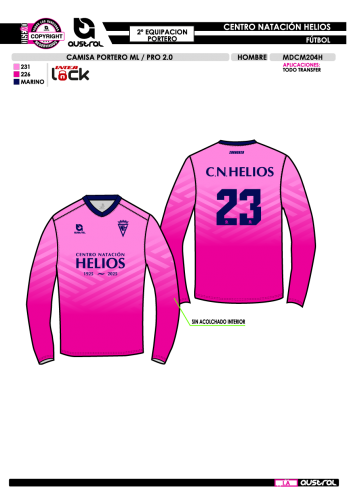 Camisa ML PRO 2.0 - Portero - Fucsia