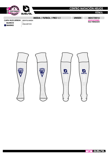 Media Fútbol PRO 1.1 - Blanco