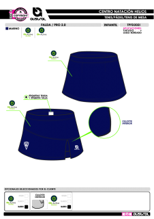 Falda PRO 2.0 - Marino 2