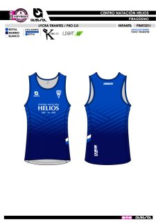 Lycra Tirantes PRO 2.0 - Royal 2