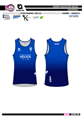 Lycra Tirantes PRO 2.0 - Royal