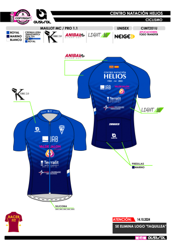 Maillot MC PRO 1.1 - Royal