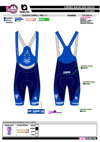 Culotte Corto PRO 1.1 - Marino