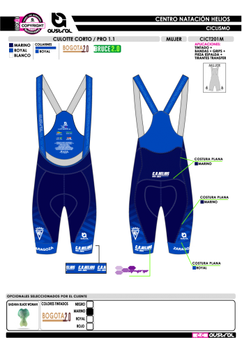 Culotte Corto PRO 1.1 - Marino