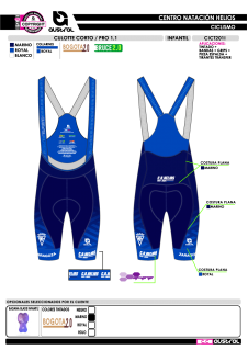 Culotte Corto PRO 1.1 - Marino 2