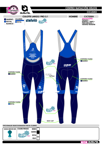 Culotte Largo PRO 3.1 - Marino