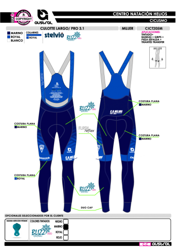 Culotte Largo PRO 3.1 - Marino
