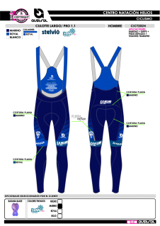 Culotte Largo PRO 1.1 - Marino 2