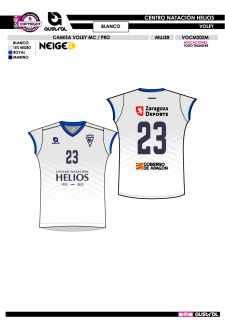 Camisa Voley MC PRO - Blanco 2