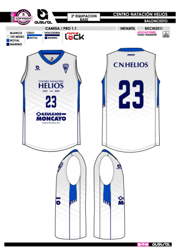 Camisa PRO 1.1 - Base - Blanco