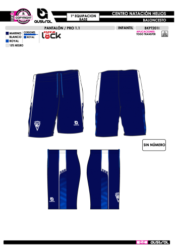 Pantalón Corto PRO 1.1 - Marino