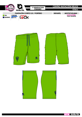 Pantalon Corto PRO 2.0 - Portero - Verde