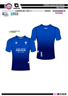 Camiseta MC / PRO 1.1 - Royal 2