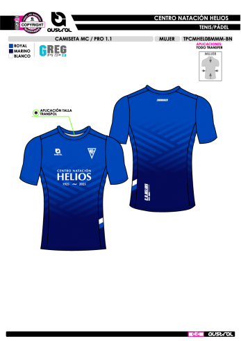 Camiseta MC PRO 1.1 - Royal