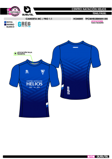 Camiseta MC / PRO 1.1 - Royal 2