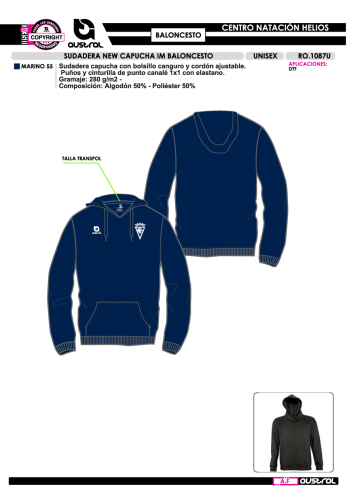 Sudadera New Capucha IM - Baloncesto...