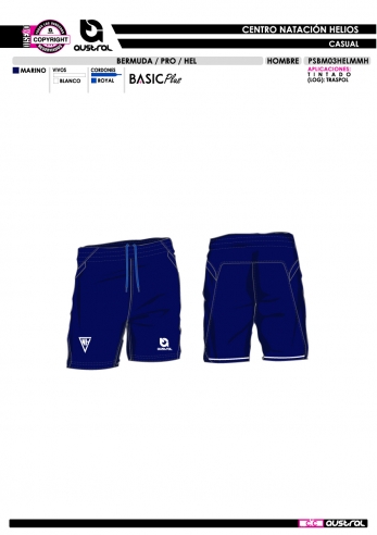 Bermuda PRO HEL - Marino
