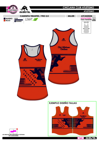 Camiseta Tirantes PRO 2.0 - Rojo