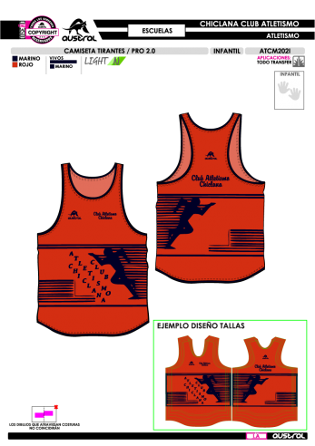 Camiseta Tirantes PRO 2.0 - Escuelas...