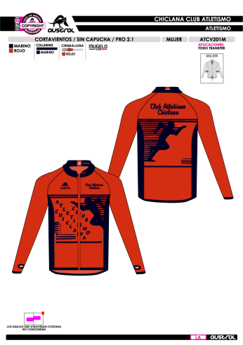 Cortavientos PRO 2.1 sin Capucha - Rojo