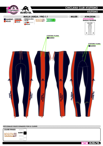 Malla Larga PRO 1.1 - Marino