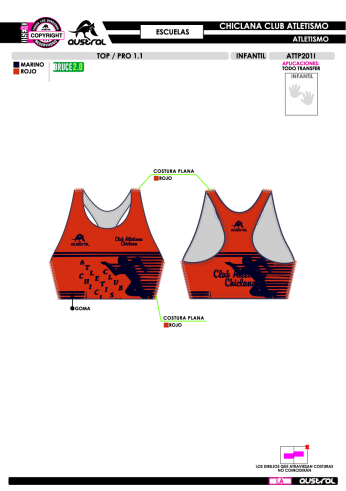 Top PRO 1.1 - Escuelas - Rojo