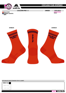 Calcetín PRO 1.1 - Rojo 2