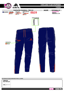 Pant. Chándal PRO 2.0 - Marino 2