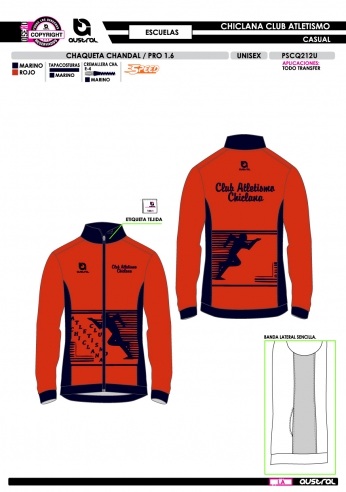 Chaq. Chándal PRO 1.6 - Rojo