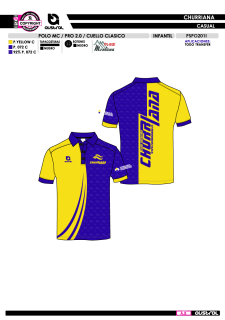 Polo MC PRO 2.0 - Amarillo 2