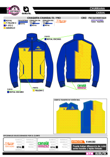 Chaq. chándal T2 PRO -... 2