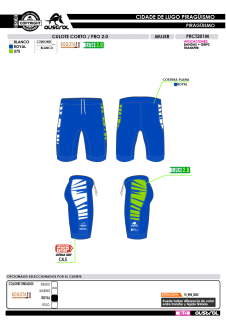 Culote Corto PRO 2.0 - Azul 2