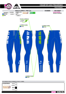 Malla Larga PRO 2.0 - Azul 2