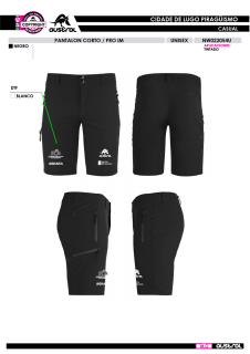 Pantalón Corto PRO IM - Negro 2