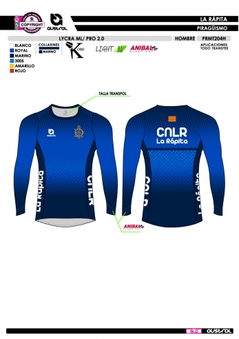 Lycra ML PRO 2.0 - Marino