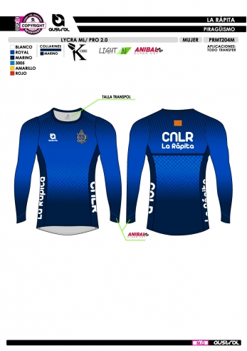 Lycra ML PRO 2.0 - Marino