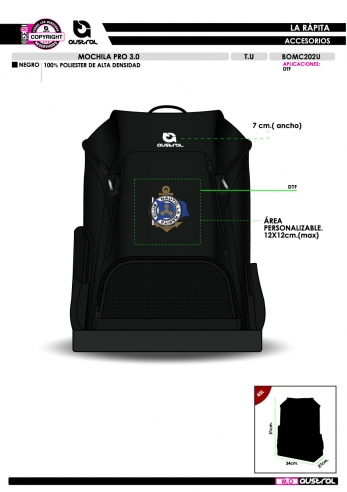 Mochila PRO 3.0 CG - Negro 