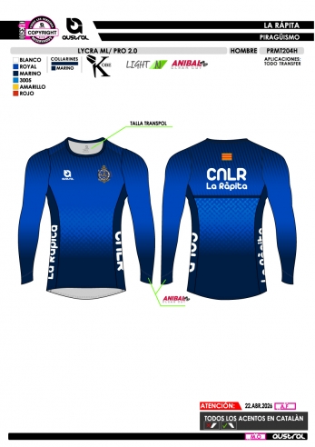 Lycra ML PRO 2.0 - Marino