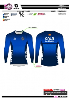 Lycra ML PRO 2.0 - Marino 2