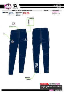 Pant. Chándal PRO 2.0 - Marino 2