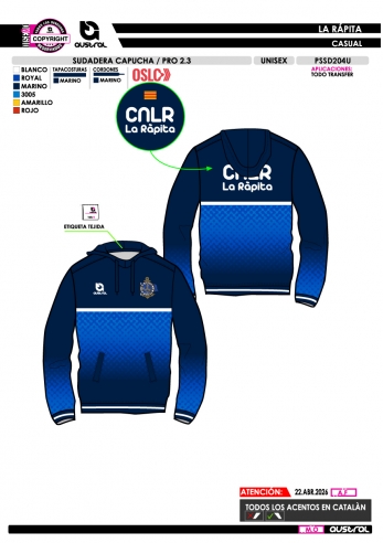 Sudadera Capucha PRO 2.3 - Marino
