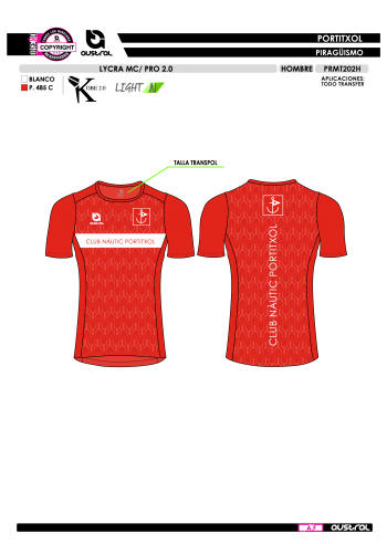 Lycra MC PRO 2.0 - Rojo